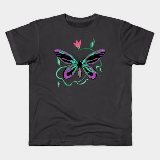 Purple Wings Kids T-Shirt